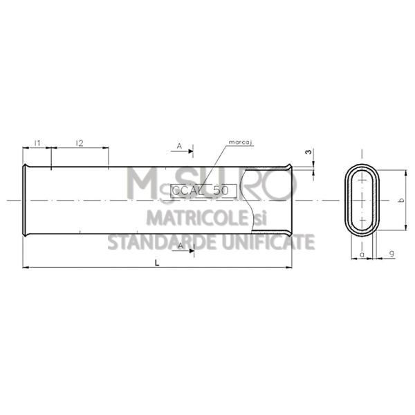 Cleme cu crestaturi pentru conductoare din aliaj de aluminiu